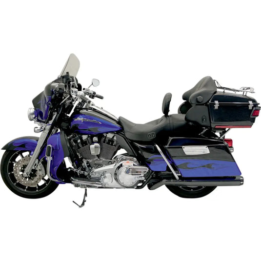 Bassani Road Rage II B1 Power 2-Into-1 Systems - 09-16 FL Models / Black - Exhaust Components