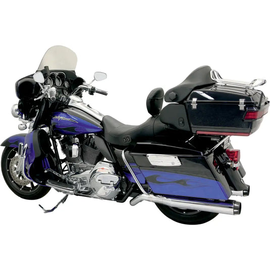 Bassani Road Rage II B1 Power 2-Into-1 Systems - 09-16 FL Models / Chrome - Exhaust Components