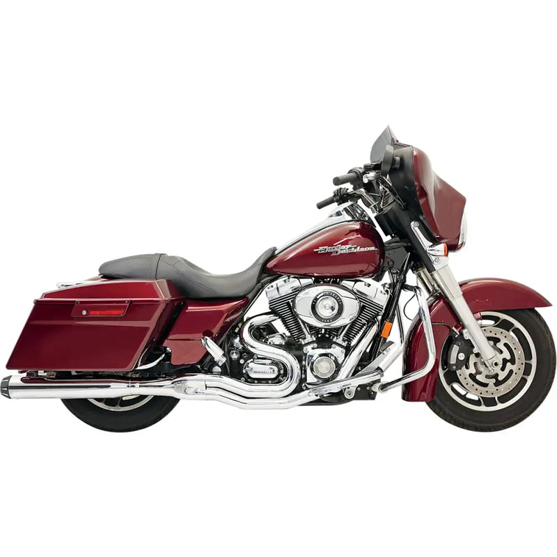 Load image into Gallery viewer, Bassani Road Rage II B1 Power 2-Into-1 Systems - 95-16 FL Models / Chrome - Exhaust Components
