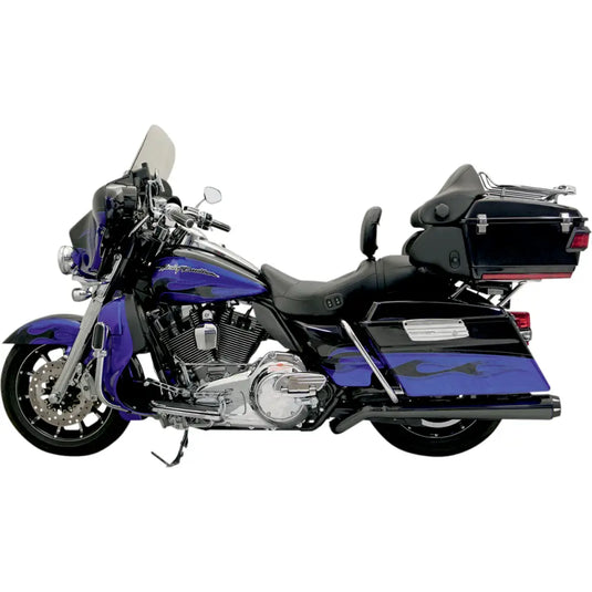 Bassani Road Rage II Mega Power 2-Into-1 Systems - 09-16 FL Models / Black - Exhaust Components