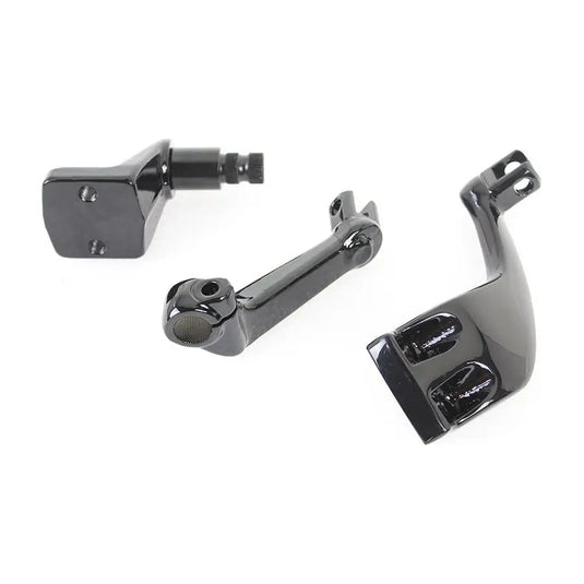 Black Driver Replica Footpeg Mount Set