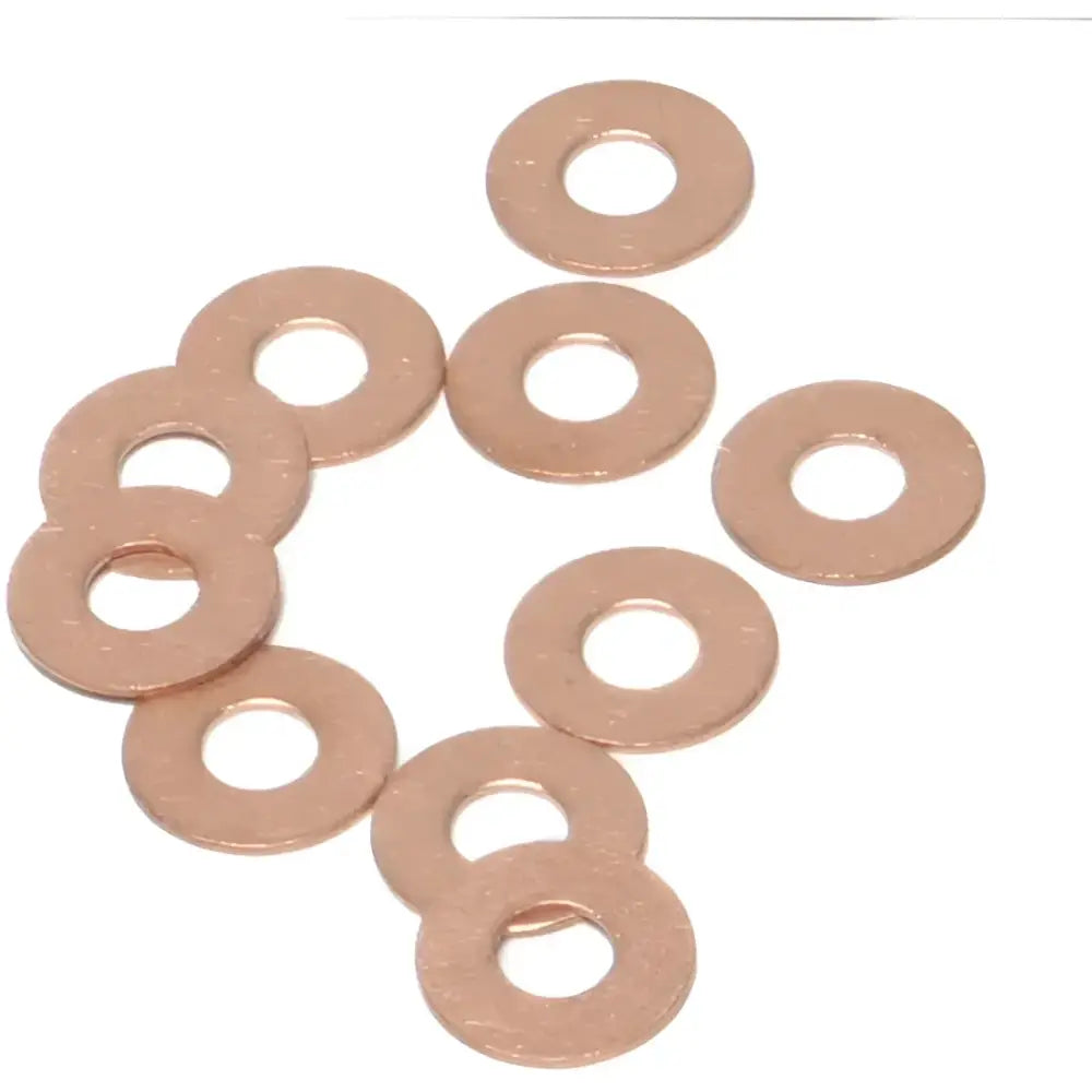 Copper Rocker Cover Washer Ironhead Xl 10/pk OEM #6114 - Gasket/Seal Components