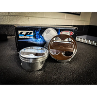 Shiny engine pistons.