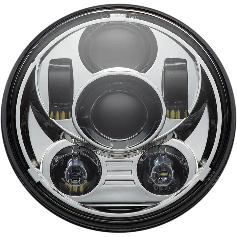 Custom Dynamics 5.75 LED Headlamp - Chrome - Lighting Components