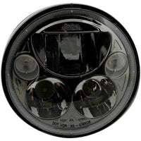 Custom Dynamics 5.75 TrueBeam Head Lamp - Black Chrome Headlight - Lighting Components