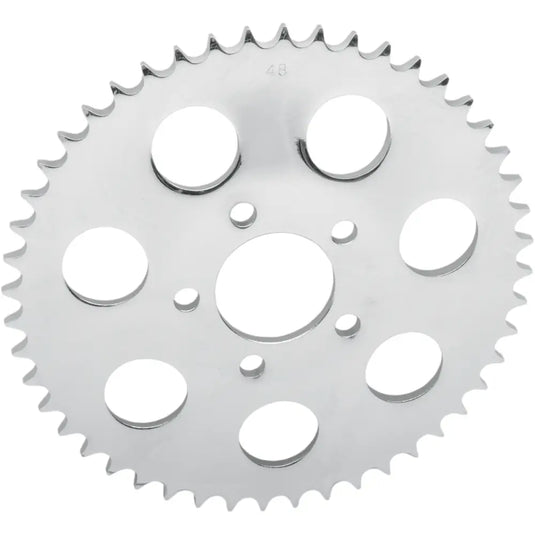 Drag 530 Chain Conversion Sprockets Late Model - Chrome / 46t Dished - Final Drive Components