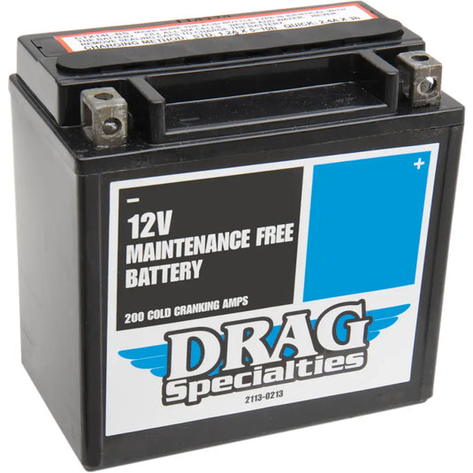 Drag Specialties AGM Maintenance-Free Batteries - 04-21 XL (Standard Terminals) - Electrical Components