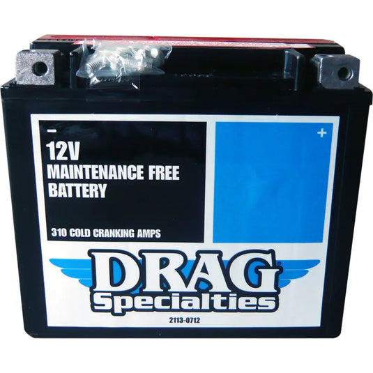 Drag Specialties AGM Maintenance-Free Batteries - 99-17 FXD/97-03 XL/00-21 Sotail Models - Electrical Components