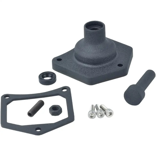 Drag Specialties End Cover Starter Buttons - 1.2/1.4kW Offset Gear Reduction Starters Black Wrinkle - Electrical