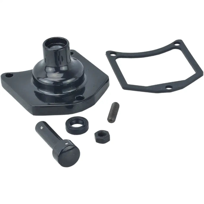 Drag Specialties End Cover Starter Buttons - 1.5/1.8kW Offset Gear Reduction Starters Gloss Black - Electrical