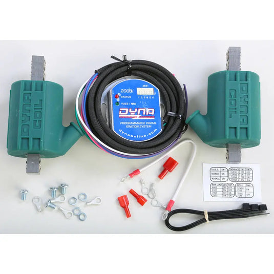 Dyna 2000i In Cone Ignition - Single Plug/Single Fire Kit & DC3-1 Coils - Electrical Components