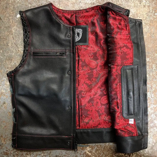 Espinozas Leather Custom Vest - Riding Accessories