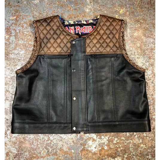 Espinozas Leather Custom Vest - Riding Accessories