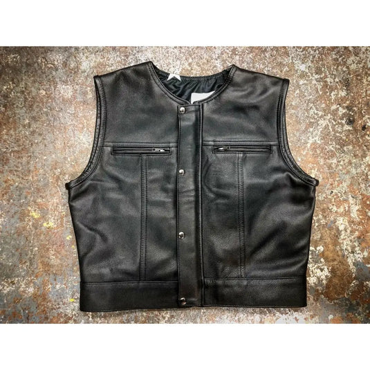 Espinozas Leather Custom Vest - Riding Accessories