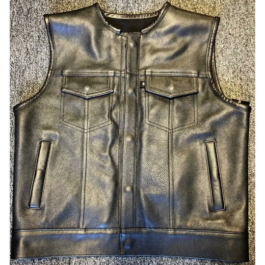 ESPINOZA'S LEATHER 衣装提供　革ジャン　USA製ベスト切替可能 ESPINOZA´S LEATHER 衣装提供 革ジャン USA製ベスト切替可能 メンズ