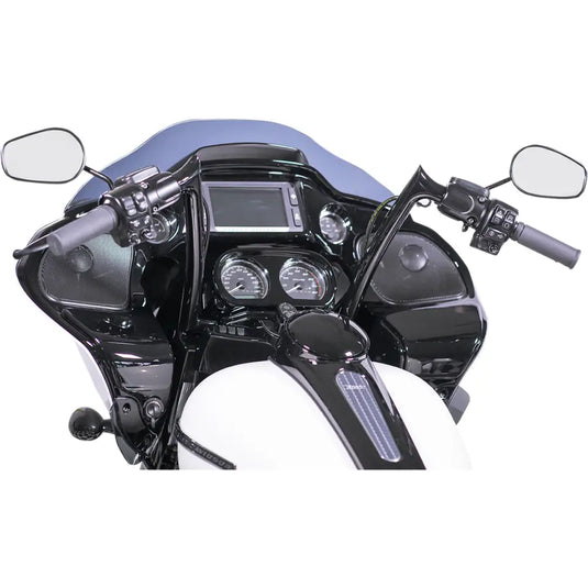 Fat Baggers Inc EZ Install Pointed Top Handle Bars 1.25In - 15-21 FLTRX/S, 16021 FLTRU/FLTRK (1.25in Clamping Area,