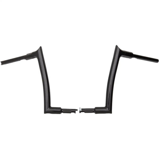 Fat Baggers Inc EZ Install Pointed Top Handle Bars 1.5in - 08-16 FLHR, 08-13 FLTR Models (Cable Clutch 1in Clamping