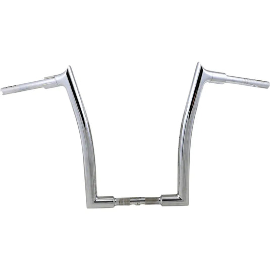 Fat Baggers Inc EZ Install Pointed Top Handle Bars 1.5in - 08-16 FLHR, 08-13 FLTR Models (Cable Clutch 1in Clamping