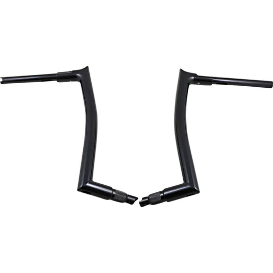 Fat Baggers Inc EZ Install Pointed Top Handle Bars 1.5in - 18-20 FLHRXS (Hydraulic Clutch 1.25in Clamping Area) / Black