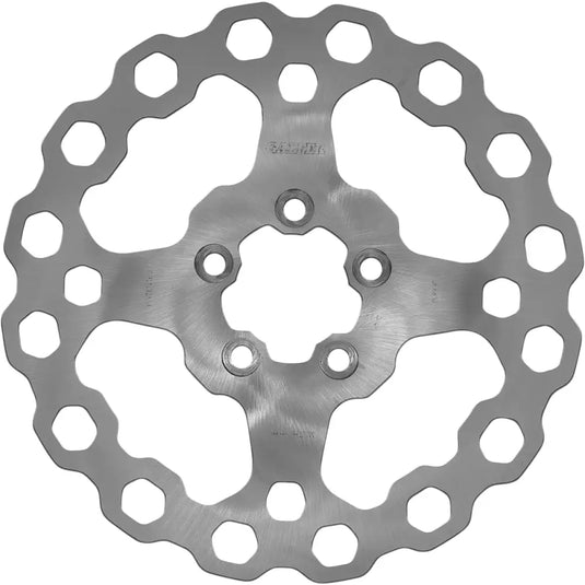 Galfer Cubiq Rotors - 00-17 Big Twin/00-10 XL (Except FL) / Solid-Mount / Rear - Brake Components