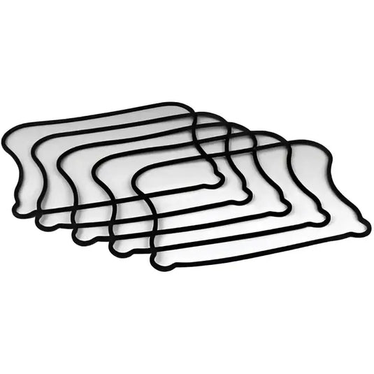 Gasket Rocker Cover Lowr Rubr 883 1200 Sportster 5/pk