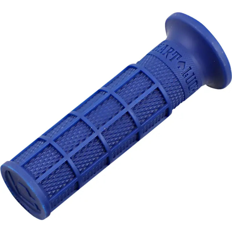 Load image into Gallery viewer, Hart-Luck Signature V-Twin Slip-On Grips - Blue - Hand/Foot Components
