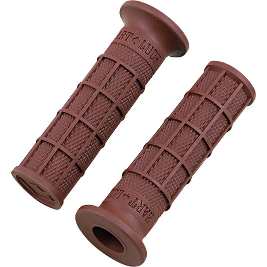 Hart-Luck Signature V-Twin Slip-On Grips - Brown - Hand/Foot Components