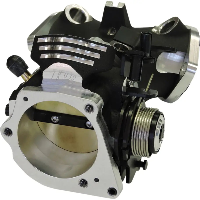 Load image into Gallery viewer, Horsepower Inc MaxFlow Throttle Bodies 01-05 Twin Cam - 01-05 Twin Came w/ Delphi EFI / Black 58mm / 1.760’’ - Air/Fuel
