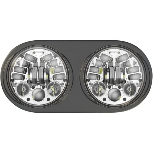 J.W. Speaker Adaptive Head Light for Road Glide - Chrome - Lighting Components