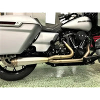 Jackpot RTX Riot 2-into-1 Shorty Exhaust System Milwaukee-8 Touring - Raw - Exhaust