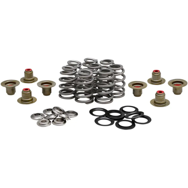 Load image into Gallery viewer, Kibblewhite High Performance Ovate Wire Beehive Valve Spring Kit M8 -.625’’ (85lb Seat Pressure) Ti Retainers - Engine
