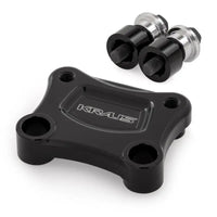 Kraus T-Rex Pull Back Plate - BLACK ANODIZED / DYNA / FXR / SPORTSTER