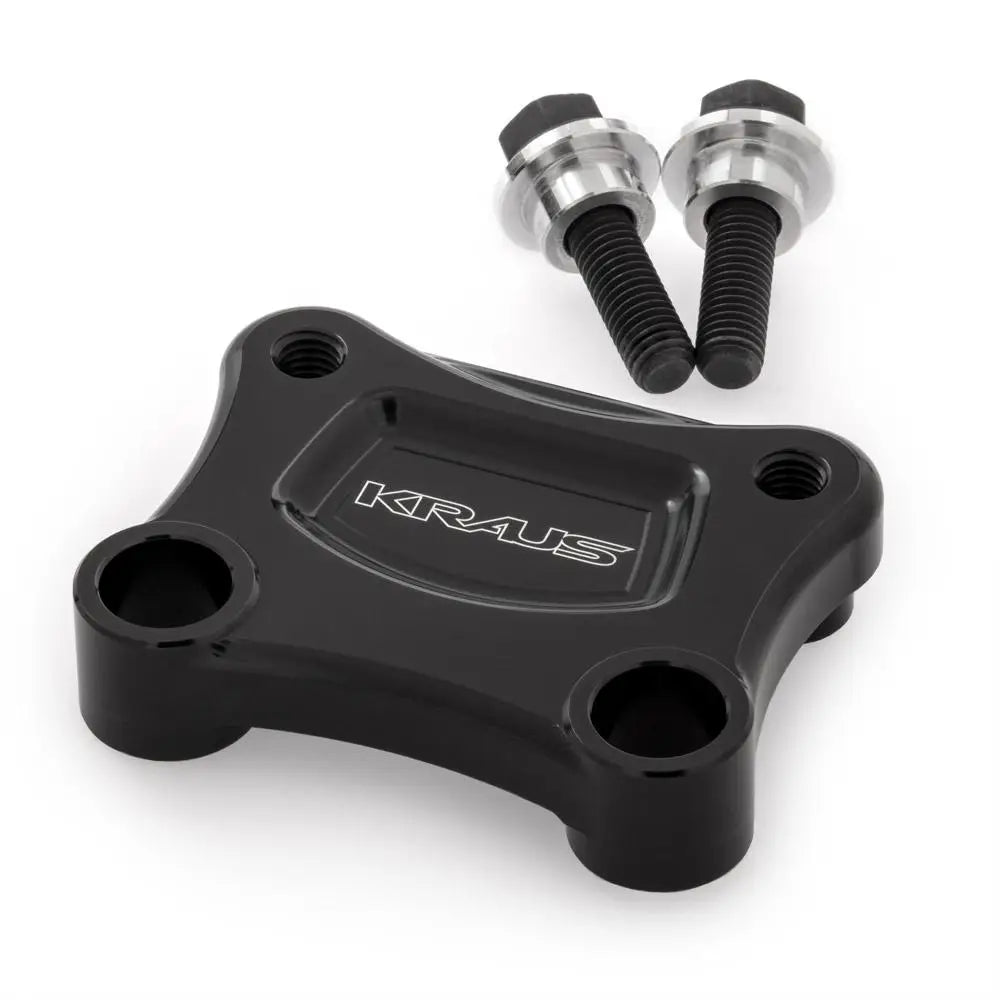 Kraus T-Rex Pull Back Plate - BLACK ANODIZED / STREET GLIDE OR BAGGER
