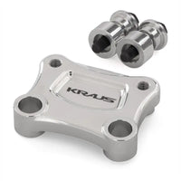 Kraus T-Rex Pull Back Plate - POLISHED / DYNA / FXR / SPORTSTER
