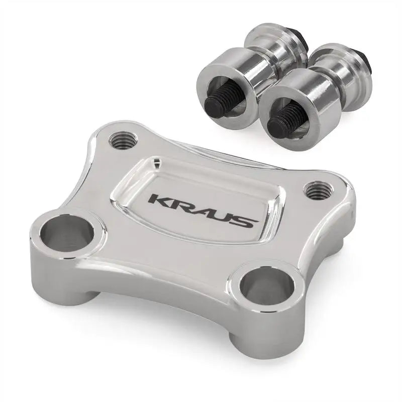 Load image into Gallery viewer, Kraus T-Rex Pull Back Plate - POLISHED / DYNA / FXR / SPORTSTER
