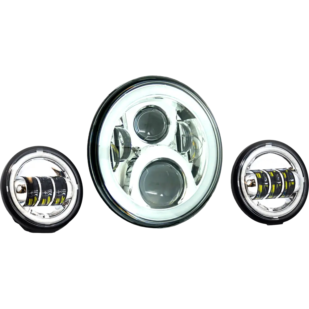 Letric Lighting 7’’ Led Headlight Pass Lamp Kits