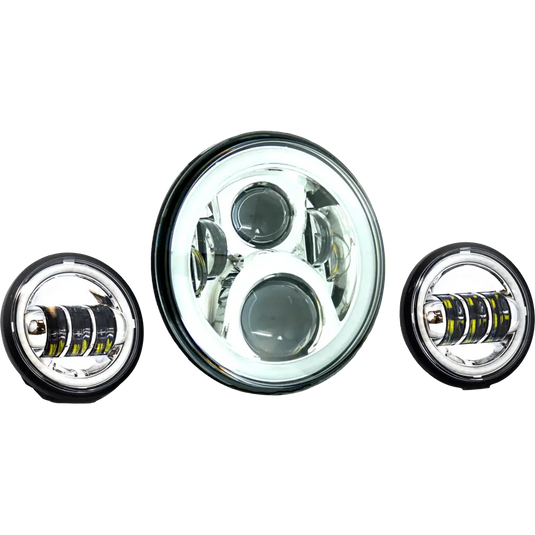 Letric Lighting 7’’ Led Headlight Pass Lamp Kits