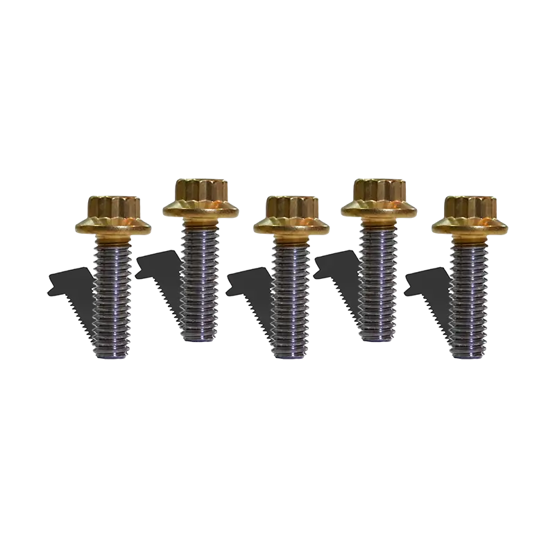 Lyndall 5 Bolt Kit for Sprocket/Pulley - 12 Point (ARP) / Gold / 7/16 x 1.5 - Hardware
