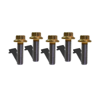 Lyndall 5 Bolt Kit for Sprocket/Pulley - 12 Point (ARP) / Gold / 7/16 x 1.5 - Hardware