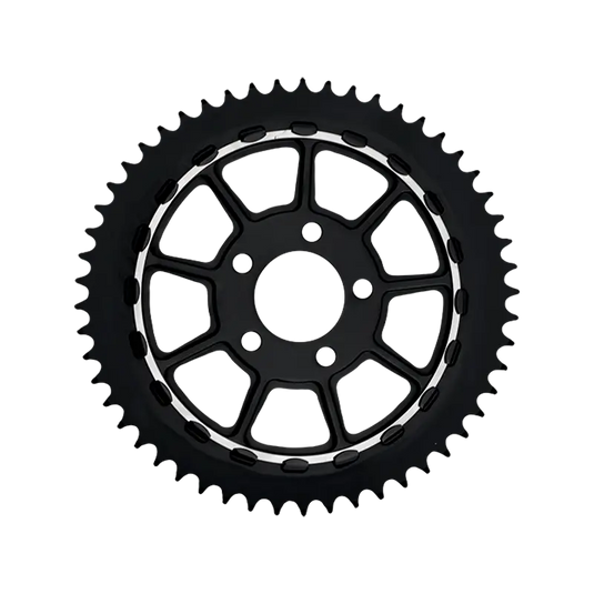 Lyndall 9-Spoke Lug-Drive Sprocket - Black / 48 - Sprockets