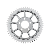 Lyndall 9-Spoke Lug-Drive Sprocket - Chrome / 48 - Sprockets