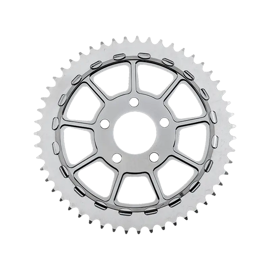 Lyndall 9-Spoke Lug-Drive Sprocket - Chrome / 48 - Sprockets