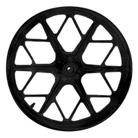 Lyndall Fan Tab Wheel - Front - No / Black / 16 x 3.5 - Wheels