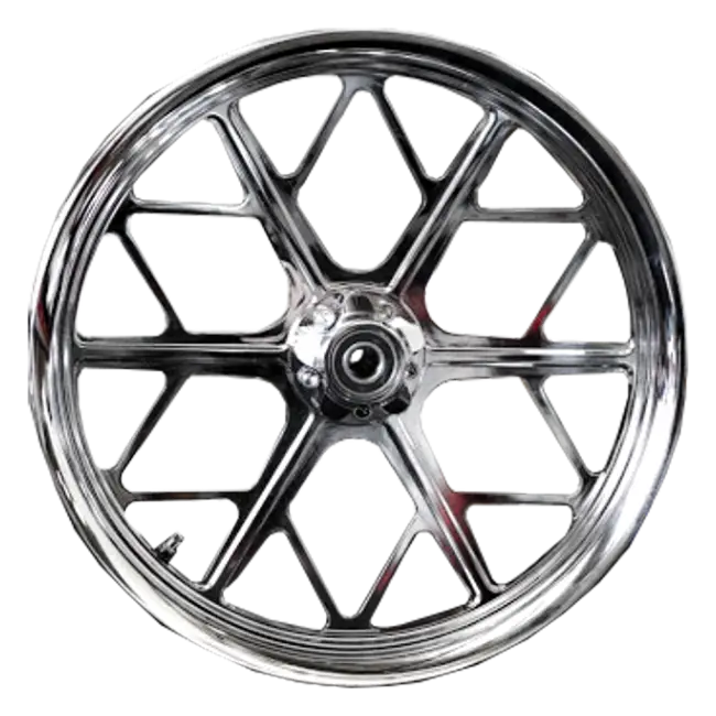 Lyndall Fan Tab Wheel - Front - No / Chrome / 16 x 3.5 - Wheels