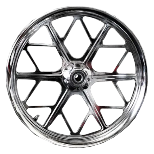 Lyndall Fan Tab Wheel - Front - No / Chrome / 16 x 3.5 - Wheels