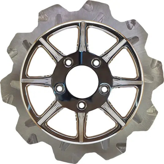 Lyndall Phoenix Rotor - Chrome/Silver / Front / 11.5