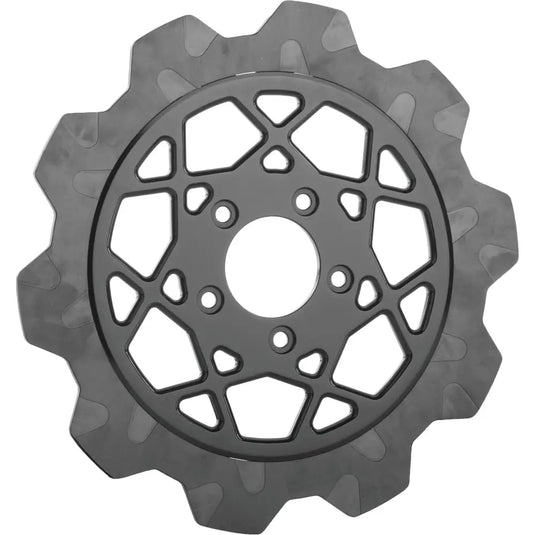 Lyndall TT Tracker Brake Rotors - Black/Black / Front / 11.8