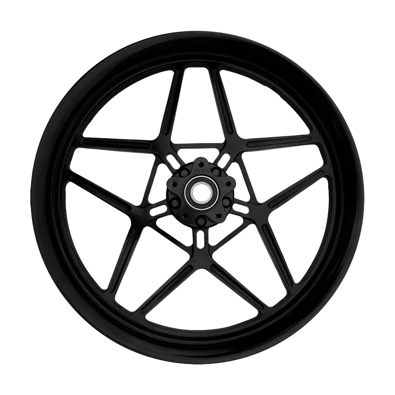 Lyndall V-Starr Wheel - Front - Yes / Black / 19 x 3.5 - Wheels