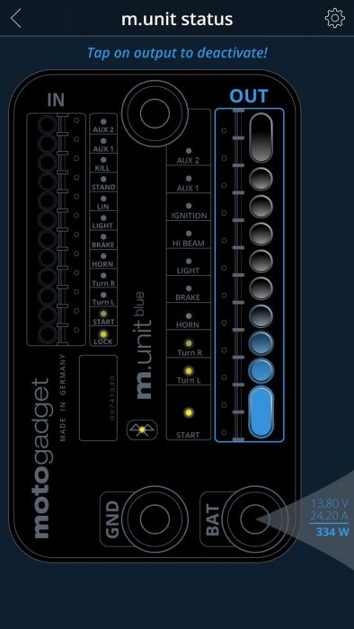 Motogadget M-Unit Blue