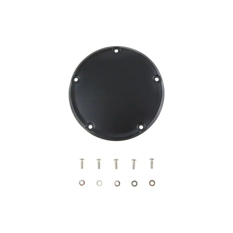 Load image into Gallery viewer, M8 Flat Black 5-Hole Smooth Derby Cover
